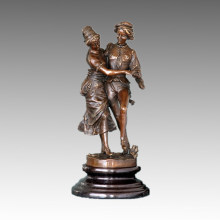 Танцовщица Статуя Бальные / Социальные танцы Бронзовая скульптура, Gaudez TPE-398